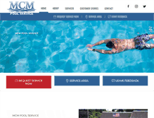 Tablet Screenshot of mcmpoolservice.com